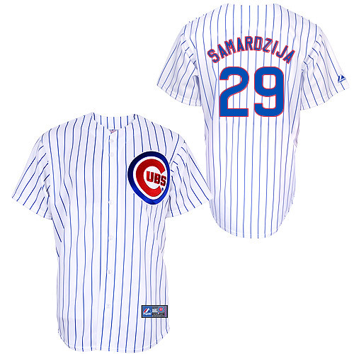 Jeff Samardzija #29 mlb Jersey-Chicago Cubs Women's Authentic Home White Cool Base Baseball Jersey